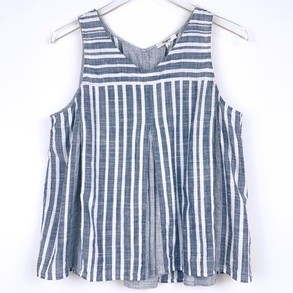 Madewell Tops - MADEWELL Trapeze Mix Stripe Tank